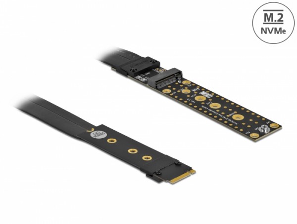 Riser Karte M.2 Key M Verlängerung NVMe mit 20 cm Kabel, Delock® [64136]